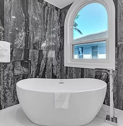 Recent Bethel marble bathroom remodel